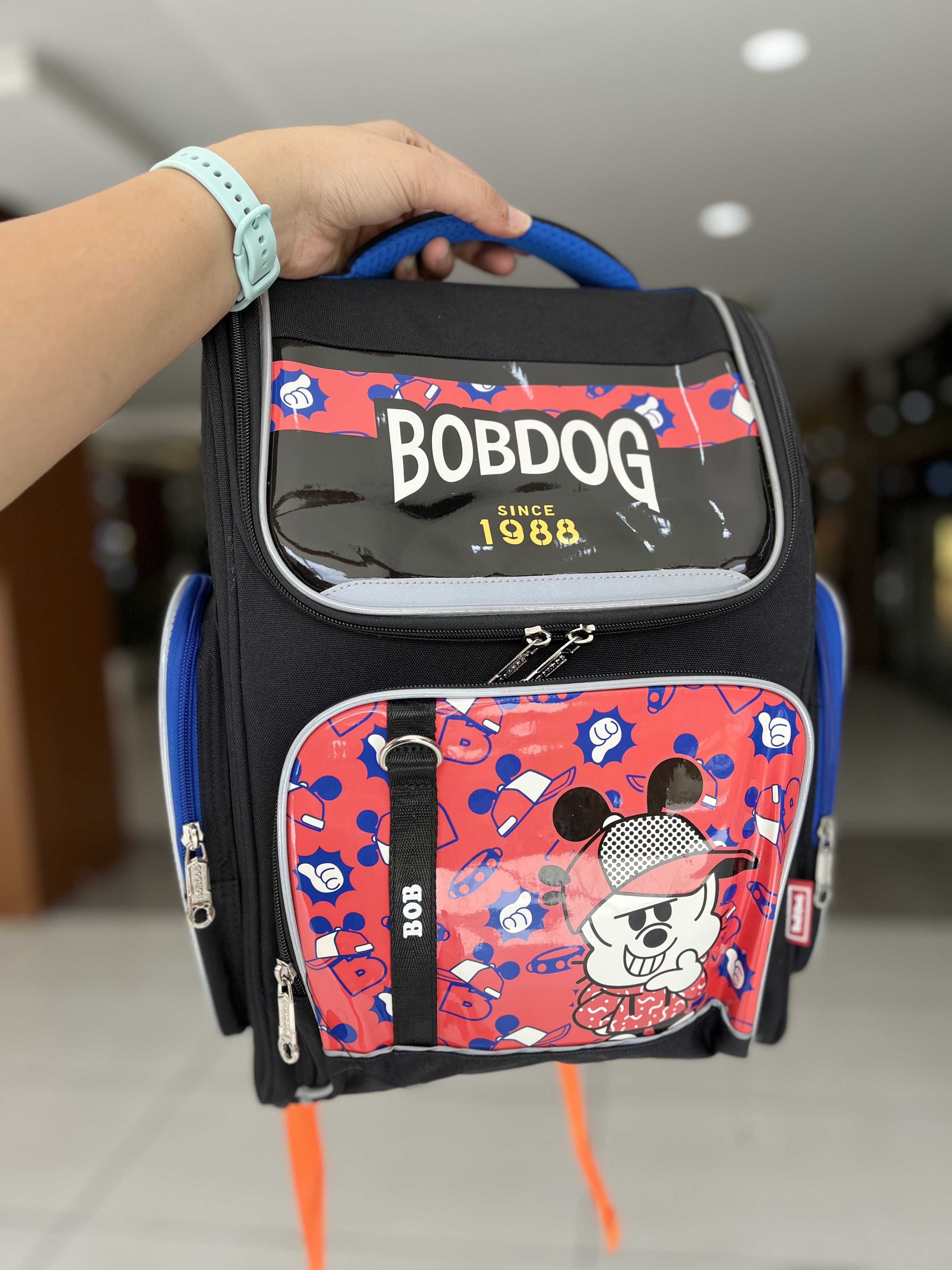 کوله پشتی صندوقی  پسرانه Bobdog