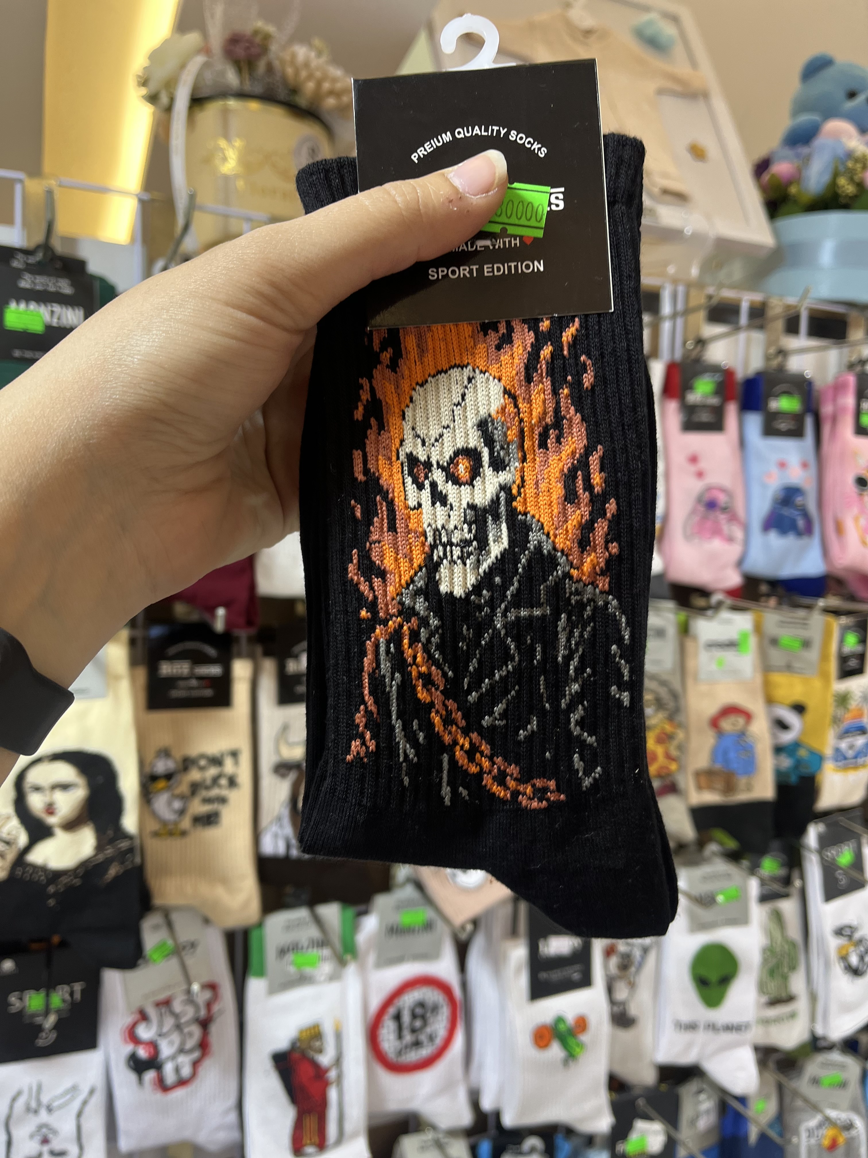 جوراب ساق بلند روح سوار Ghost Rider