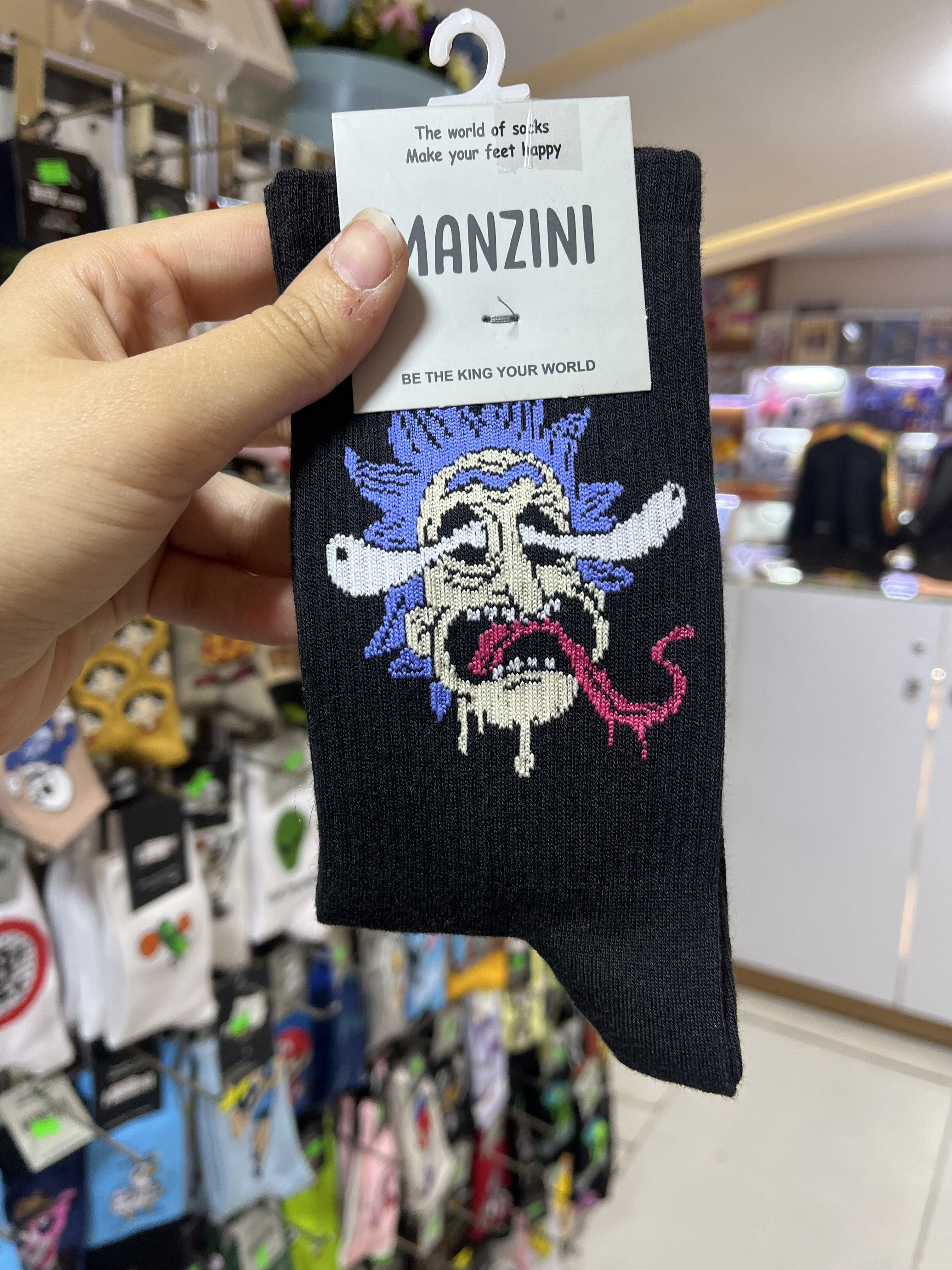 جوراب ساق بلند ریک دیوانه
