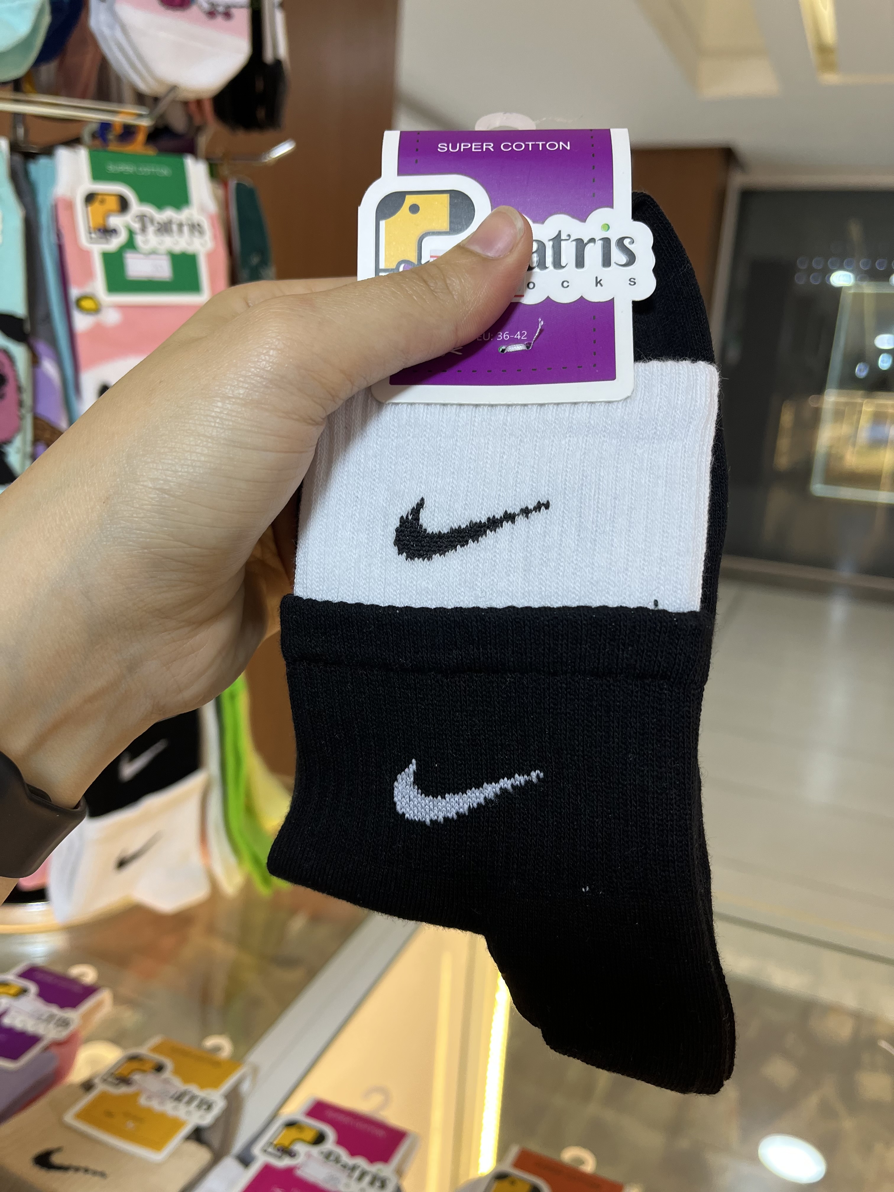 جوراب نیم ساق نایک دو لبه