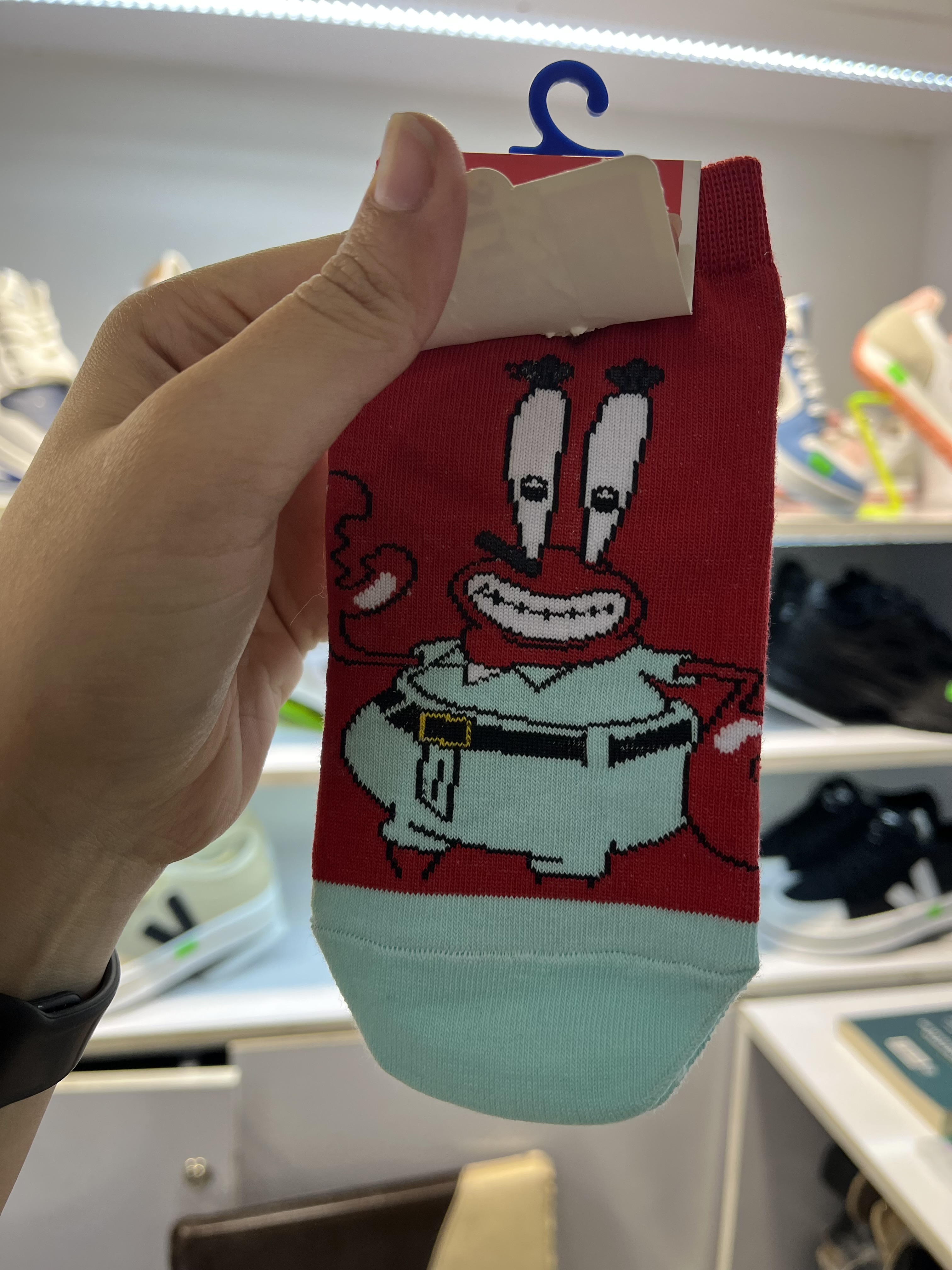 جوراب کودک 3-۵ سال ساق کوتاه آقای خرچنگ